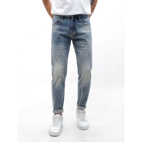 Quần Jeans DEFOXX 315 Xanh Phủ Bụi 