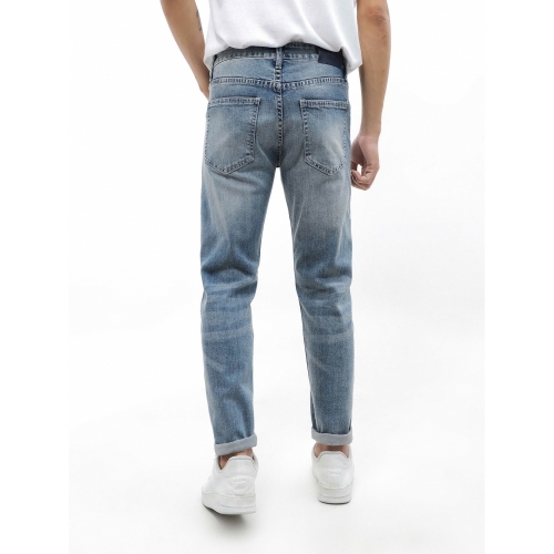 Quần Jeans DEFOXX 315 Xanh Phủ Bụi 