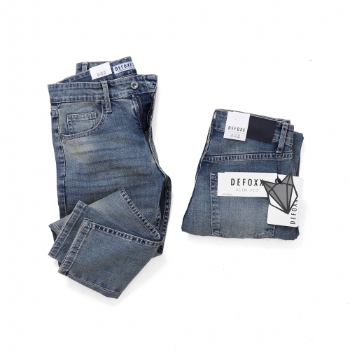 Quần Jeans DEFOXX 315 Xanh Phủ Bụi 