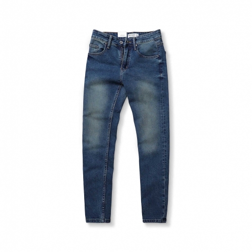 Quần Jeans DEFOXX 321 xanh bụi wash 