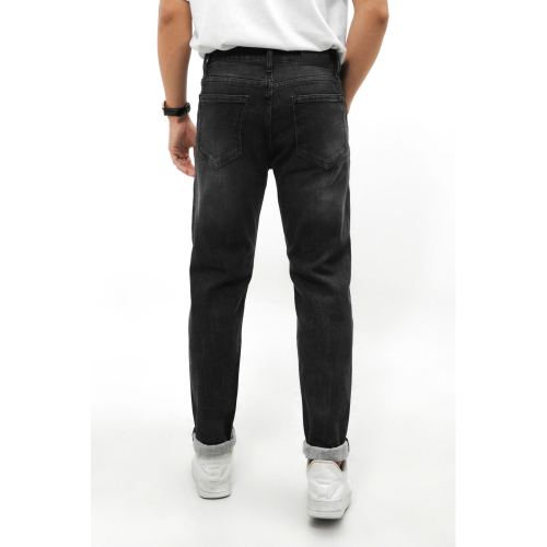 Quần jean slimfit DEFOXX 324 xám đen wash