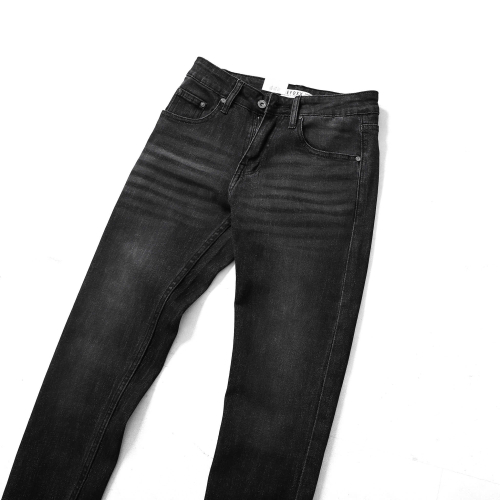 Quần jean slimfit DEFOXX 324 xám đen wash