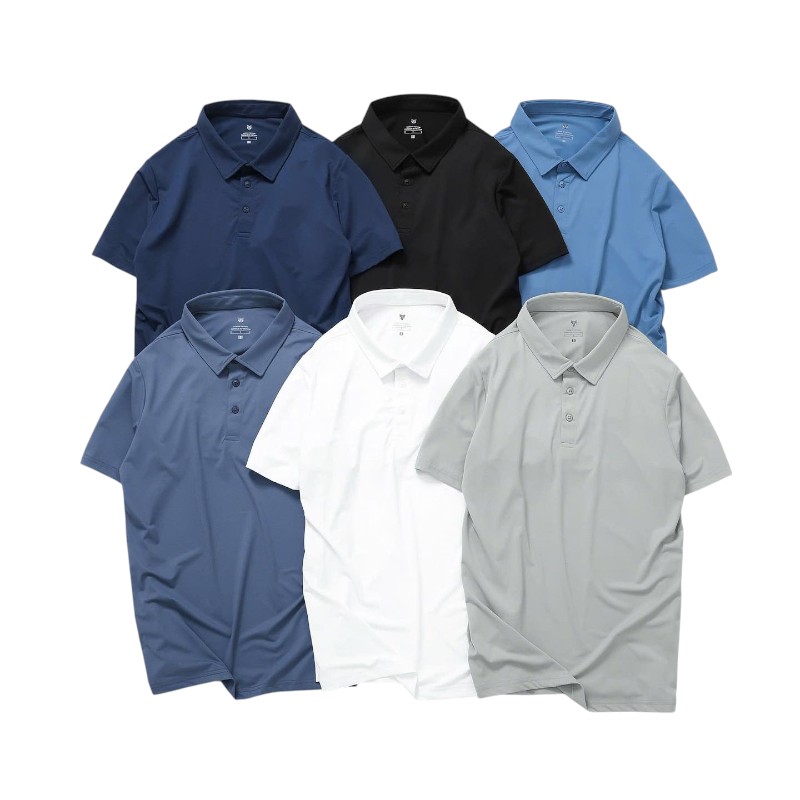 Áo thun polo DEFOXX thun lạnh có đủ size: S, M, L, XL, XXL