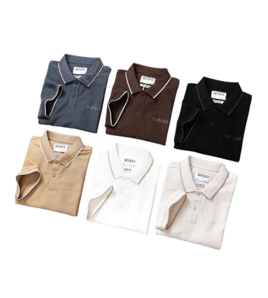 Áo thun Polo DEFOXX vải xốp