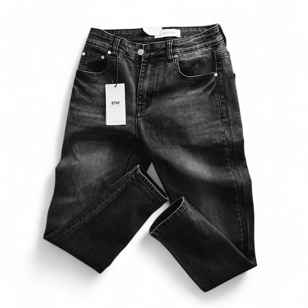 Quần jean BTM Studio xám wash có đủ size 28 – 29 – 30 – 31 – 32 – 34 – 36