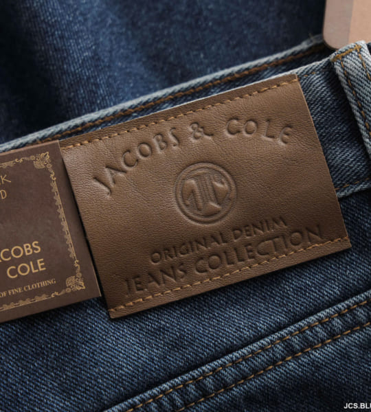Quần jean Jacobs Cole xám xanh ống suông không co giãn