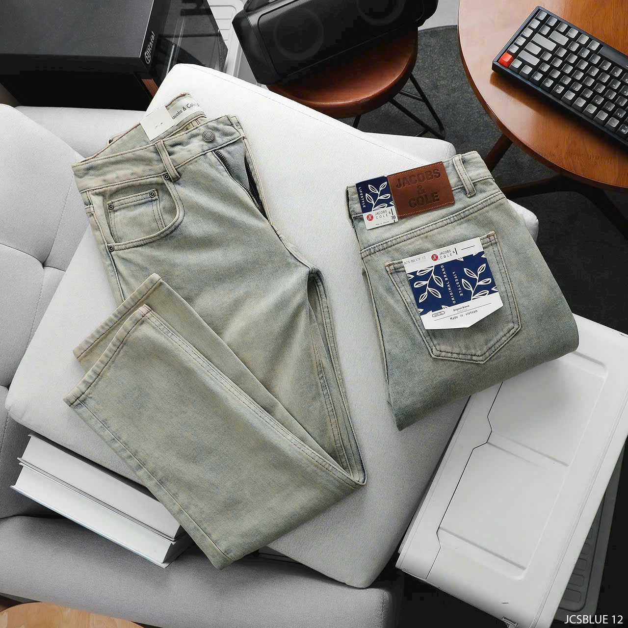 Quần jean ống suông có co giãn không?