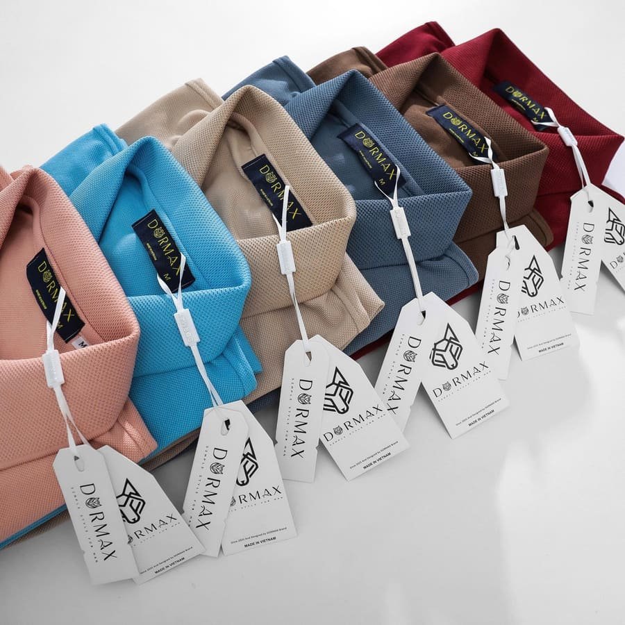 Áo thun polo Dormax size S M L XL XXL có tính ứng dụng cao